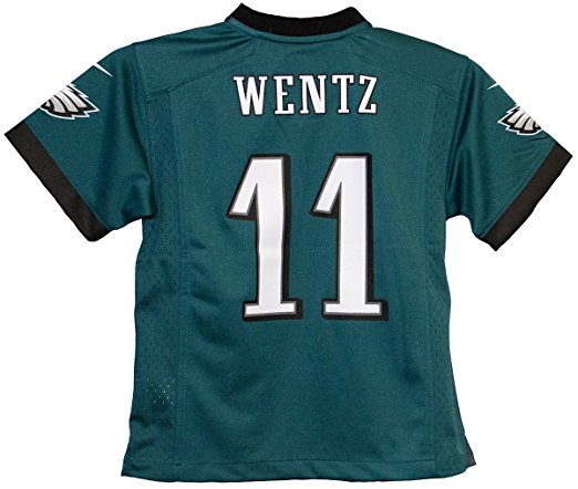 Carson Wentz Philadelphia Eagles Team Color Preschool Game Jersey