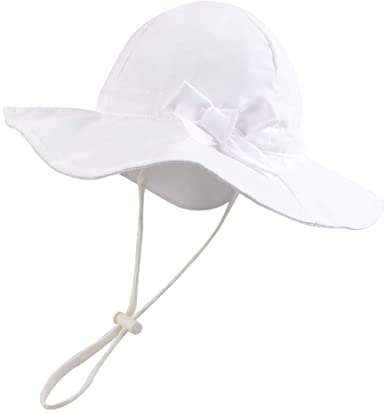 BAVST Baby Sun Hat Girls Floppy Bucket Hat Summer Toddler Outdoor Cap for Swim Beach