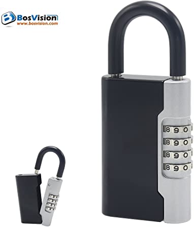 Bosvision BV-8960 Guard Combination Padlock Box Storage/Key Safe