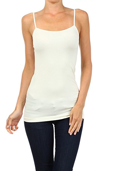 ICONOFLASH Women's Everyday Solid Color Thin Strap Camisole