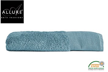 Absorbent Towel Bath Towels 60% Bamboo & 40% Cotton Marlborough Collection by Allure Bath Fashions Quick Dry Bath Sheet Towel 90 x 150cm 550gsm in Duck Egg (Bath Sheet)