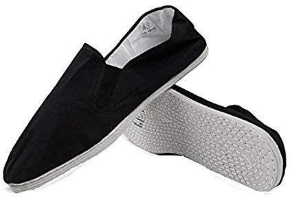 Lees Hi Performance Kung Fu/Tai Chi Shoes - Cotton White Sole