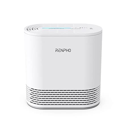 RENPHO Air Purifier for Allergies and Pets, Air Purifiers for Bedroom with True HEPA Filter, Air Cleaner for Smokers Office Child Room, Eliminates Allergens, Odors, Mold, Dust, Pet Dander, Smoke