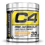 Cellucor - C4 Fitness Training Pre-Workout Supplement for Men and Women - Enhance Energy and Focus with Creatine Nitrate and Vitamin B12 Orange Dreamsicle 30 Servings