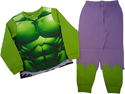 MARVEL Hero Boys Incredible Hulk Pyjama 2-3years up to 7-8 Years