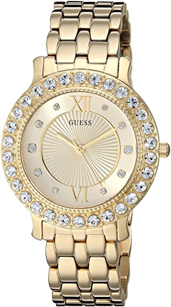 GUESS Women's Stainless Steel Crystal Watch