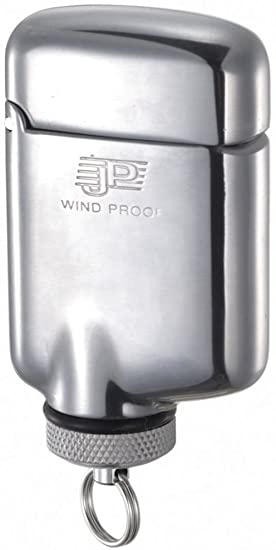 JP Windproof Lighter, Shiny Aluminum