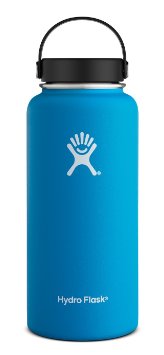 Hydro Flask Vacuum Insulated Stainless Steel Water Bottle, Wide Mouth w/Flex Cap