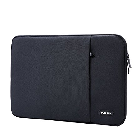 KALIDI 13 - 13.3 Inch Water resistant Anti-scratch Laptop Sleeve Case Pocket for Macbook Air 13 inch / Macbook Pro 13 inch / 12.9" iPad Pro / Laptop / Notebook,Black