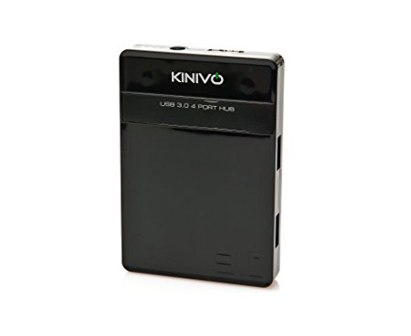 Kinivo UHB-304 Hi Speed 4-port USB 3.0 Hub with Power Adapter