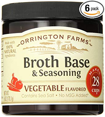 Orrington Farms Vegetable Flavored Granular Base, 6-Ounce (Pack of 6)