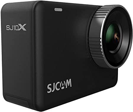 SJCAM SJ10X Optical 12 MP 4K24fps | 5.91 cm (2.33") UHD IPS Touch Display Action Camera | 10M Waterproof Body | Gyro Stabilization | Mono (1 Internal Microphone) | VLOGING, Black