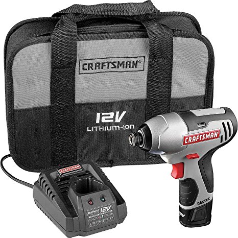 Craftsman Nextec 12.0 V Variable Speed 0-2200 RPM 1/4 " Li-Ion