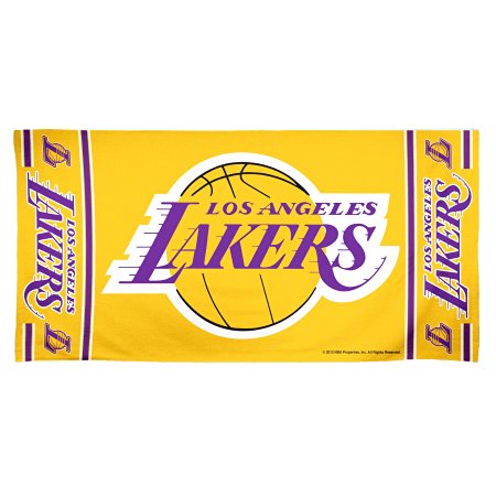 NBA Los Angeles Lakers 30 by 60 Fiber Reactive Beach Towel