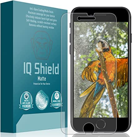 IQ Shield Matte Screen Protector Compatible with Apple iPhone SE (2020)(2-Pack) Anti-Glare Anti-Bubble Film