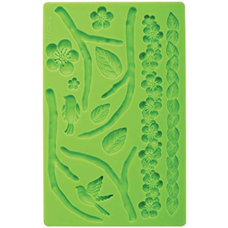 Wilton Silicone Nature Designs Fondant and Gum Paste Mold - Cake Decorating Supplies