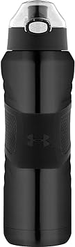 Under Armour Dominate 24 Ounce Vacuum Insulated Stainless Steel Bottle with Flip Top Lid