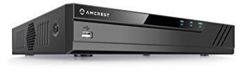 Amcrest NV2108E 8-Channel POE NVR 1080P/3MP/4MP/5MP/6MP Network Video Recorder - Supports Recording 8CH Up to 6-Megapixel IP Cameras, 8CH Power Over Ethernet, Supports up to 6TB HDD (Not Included)