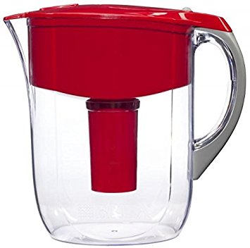 Pitcher Water Ionizer Purifier Filter Large Brita Grand Water Filter Pitcher Red 10 Cup Water Purifier