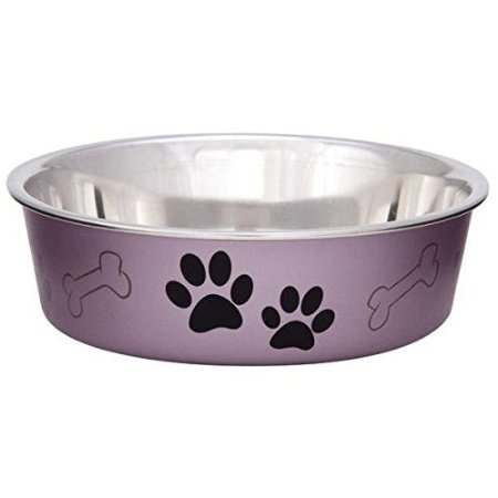 Bella Bowls Dog Bowl, Metallic