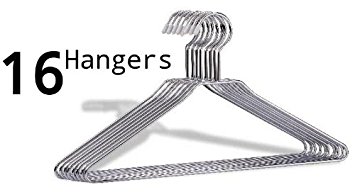 2 Pack of Organize It All 1363 Chrome Hangers (16 Hangers Total)