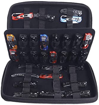 62 Slots Pocket Knife Carrying Case, Small Knife Display Case, Versatile Butterfly Knives Organizer Holder For Collecting Survival Folding Knife, Tactical, Outdoor, EDC Mini Knife