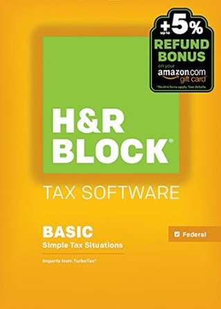 HampR Block 2015 Basic Tax Software   Refund Bonus Offer - Windows Download