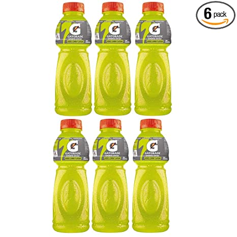 Gatorade Sports Drink, Lemon, 500ml Each (Pack of 6)