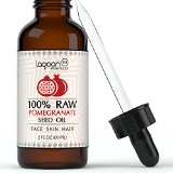 Pomegranate Seed Oil Cold Pressed 2oz  60ml 100 Raw Virgin Unrefined From Lagoon Essentials For Skin Hair Nails Acne Wrinkles Psoriasis Eczema Bottle With Dropper  FREE E-Book