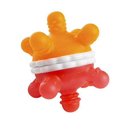 Munchkin Twisty Teether Ball, Red/Orange