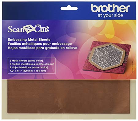 Brother Sewing CAEBSBMS1 Embossing Brass Metal Sheets