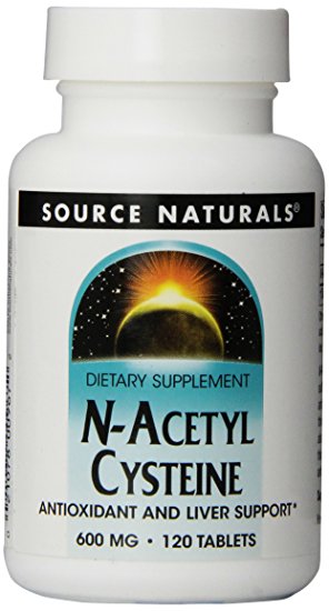 Source Naturals N-Acetyl Cysteine 600mg, 120 Tablets