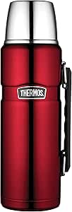 Thermos Stainless King Vacuum Insulated Flask, 1.2L, Red, SK2010RAUS