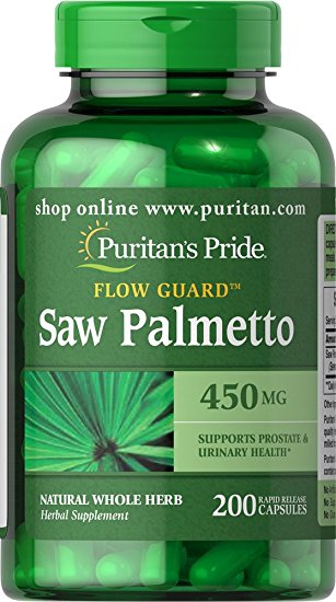 Puritan's Pride Saw Palmetto 450 mg-200 Capsules