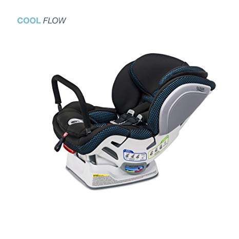 Britax Advocate ClickTight Anti-Rebound Bar Convertible Car Seat, Cool Flow Teal