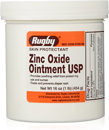 Zinc Oxide Ointment by Rugby - 1 Lb by RUGBY LABORATORIES