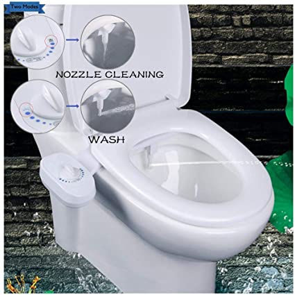 99HOME Bidet - Home Bidet - Self-Cleaning and Retractable Nozzle, New Bidet Fresh Water Spray Non-Electric Mechanical Bidet Toilet Seat Attachment, Reduce Toilet Paper (White)