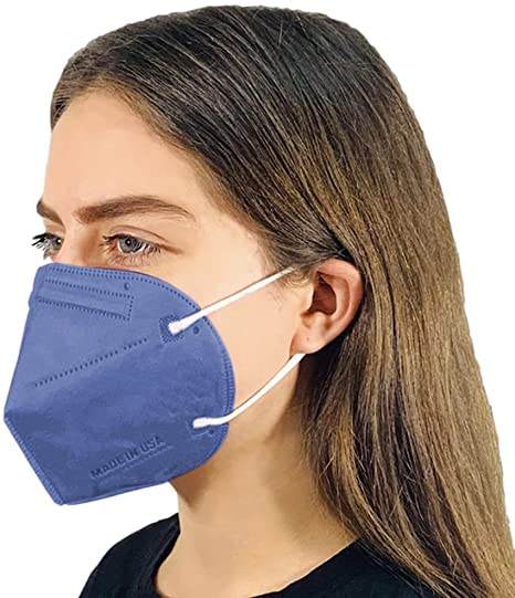 Disposable 3D Face Mask Comfortable Folding Material Durable Ear-loops - Made in USA Unisex Design 20 Pcs