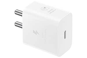 Samsung Original 25W Type-C Travel Adaptor Without Cable, (White)