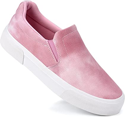 JENN ARDOR Slip On Sneakers Women Comfortable Walking Slip On Shoes Women Memory Foam Womens Fashion Loafers for Women Casual Shoes for Women Flats