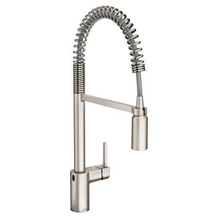 Moen 5923EWSRS Align Motionsense Wave Sensor Touchless One-Handle High Arc Pulldown Kitchen Faucet, Spot Resist Stainless