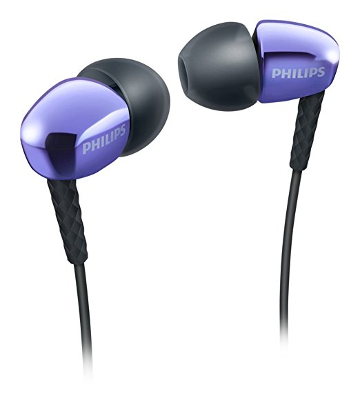 Philips SHE3900PP/27 In-Ear Headphones, Purple