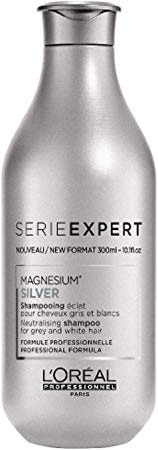 L 'Oréal Professionnel Série Expert Silver Shampoo 300 ml Neutralises Yellow Tones & Give A Grey & White Hair Shine