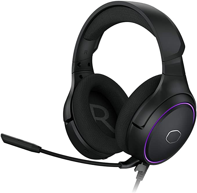 Cooler Master MH650 Gaming Headset with RGB Illumination, Virtual 7.1 Surround Sound, Omnidirectional Mic, and USB Connectivity