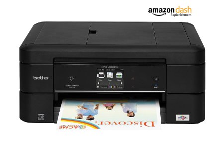 Brother WorkSmart MFC-J880DW Compact All-in-One Inkjet Printer, Amazon Dash Replenishment Enabled