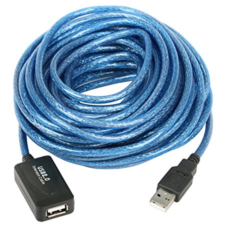 TRIXES 10m USB Extension Cable Active Repeater USB 2.0