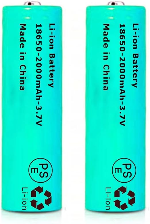 Svenirven Rechargeable Battery 2 Packs 3.7 Volt