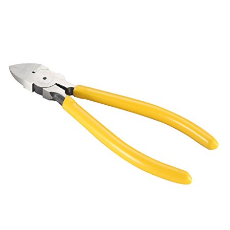KISENG 6inch Diagonal Cutter Pliers Flush Cut Plastic Soft Wire Cutting Tool