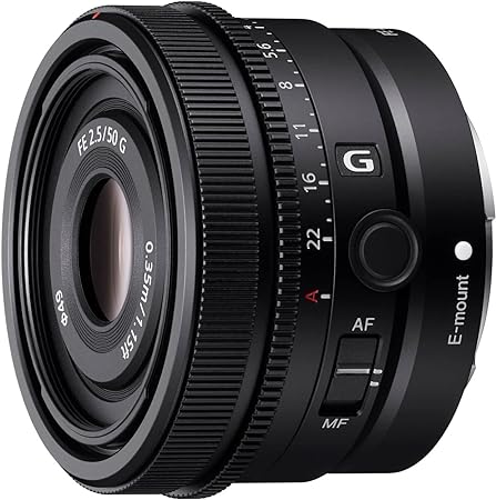 Sony SEL50F25G - Full-Frame Lens FE 50mm F2.5 G - Premium G Series Prime Lens Black