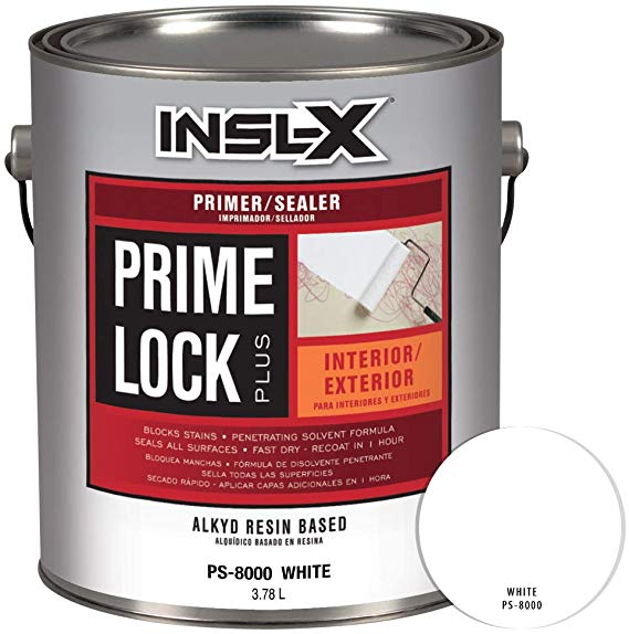 INSL-X PS800009A-01 Prime Lock Plus Alkyd Primer, 1 Gallon, White